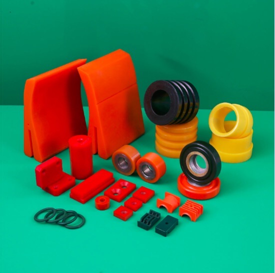Engineering-Polyurethaan-Elastomeer-PU-Rollerwiel-Plastic-Injectie-Gegoten-Producten-HD52-Polyurethaan-Injectie-Moulding