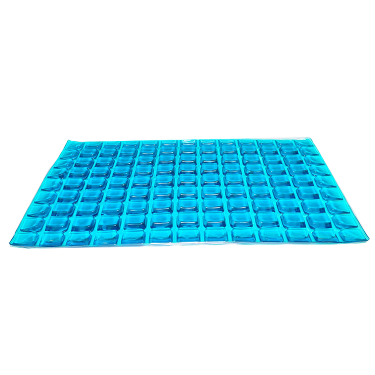 Cool Checkered Gel Pad For Gel Cooling Contour Shape Memory Foam Pillow